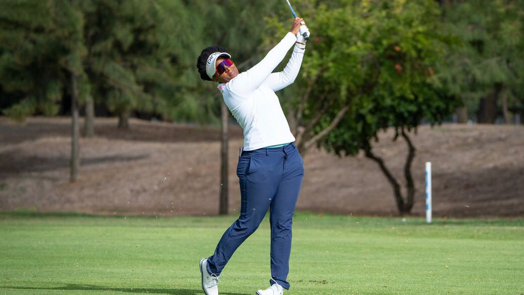 Eswatini Ace golfer Nobuhle Dlamini had a bright start in the Waterfall City Tournament of Champions. (Courtesy pic)